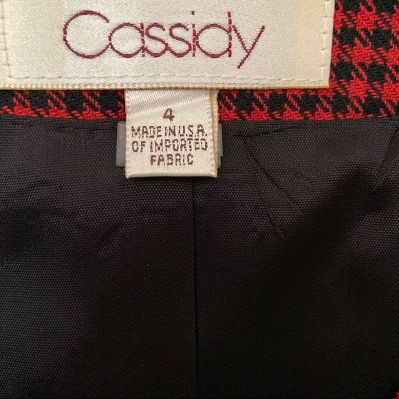 Women’s Checked Blazer/Jacket SZ 4 - Picture 7 of 7